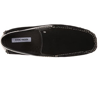 史蒂夫·马登 STEVE MADDEN Nickson Slip-On Loafer 男士休闲皮鞋 Black Suede US7