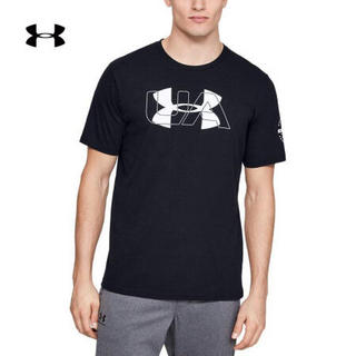 安德玛官方UA Originators短袖运动T恤男女同款Under Armour1352046 黑色001 男码M/女码L