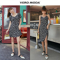 Vero Moda2020夏新款小雏菊碎花法式复古收腰显瘦吊带泫雅连衣裙 *5件