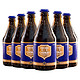 智美（Chimay）蓝帽啤酒 比利时进口 修道院精酿啤酒 组合装330ml*6瓶 新旧包装随机发货