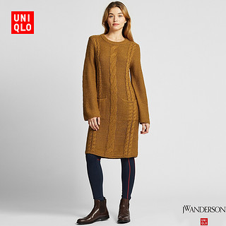 UNIQLO 优衣库 421658 女士纽花连衣裙