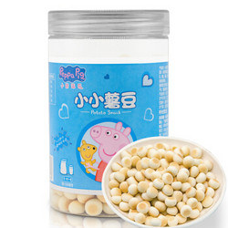 小猪佩奇Peppa Pig 罐装小薯豆  儿童宝宝零食  小馒头 休闲食品 饼干蛋糕 牛奶味110g *14件