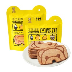 卡宾熊凹煎饼60g*2早餐小吃网红休闲食品独立包装零食儿童小饼干 *2件