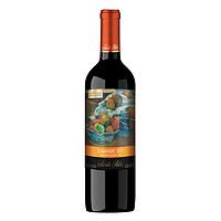 智利中央山谷产区 圣丽塔国家画廊珍藏佳美娜干红葡萄酒750mL单瓶装 *2件