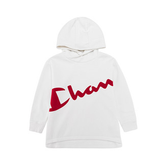 Champion 冠锦牌食品 男童印花连帽长袖卫衣 深灰色 M