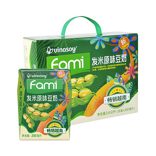 Fami 发米  原味豆奶 200ml*18盒