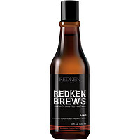 银联专享：Redken列德肯男士洗发水护发素沐浴露3合1  300ml