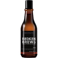 Redken列德肯男士洗发水护发素沐浴露3合1  300ml