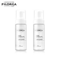 菲洛嘉 Filorga 玻尿酸洁面卸妆慕丝 150ml*2（深层清洁 温和洁面 清透毛孔 水润肌肤 法国原装进口）