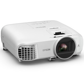 EPSON 爱普生 TW-CH5600 家用投影机套装 100英寸幕布+盒子+托盘支架+3D眼镜 白色