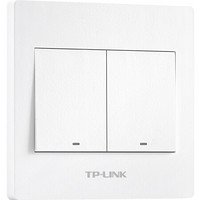 TP-LINK 无线智能面板开关 智能灯控墙壁感应定时开关智能联动wifi手机远程智能家居Wi-Fi零火版双键SWA120