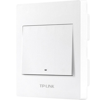 TP-LINK 普联 无线智能面板开关 智能灯控墙壁感应定时开关智能联动wifi手机远程居Wi-Fi零火版单键SWA110