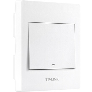 TP-LINK 普联 无线智能面板开关 智能灯控墙壁感应定时开关智能联动wifi手机远程居Wi-Fi零火版单键SWA110