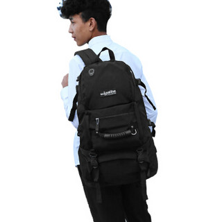 力开力朗 双肩包 069 户外运动登山包休闲背包可放15.6英寸电脑包 40L 黑色
