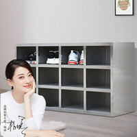 奈高NG不锈钢鞋柜钢制矮柜储物柜档案柜无尘车间更换鞋柜碗柜1.2m 201不锈钢