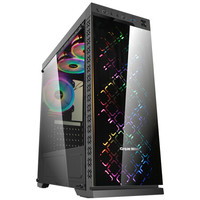 Great Wall/长城 M62H ATX机箱 全侧透 黑色