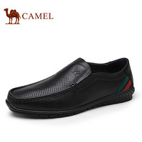 骆驼（CAMEL） 英伦柔软套脚舒适休闲商务男鞋  A022168790 黑色 39