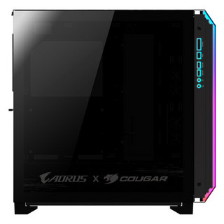 GIGABYTE 技嘉 战鹰 AC501G RGB E-ATX机箱 半侧透 含海盗船RM1000X电源 1000W 黑色