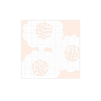 KING JIM 锦宫 3060-003 和纸便签纸 花朵 M号 单本装