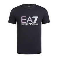 EA7 EMPORIO ARMANI 阿玛尼奢侈品20春夏男士针织T恤衫 3HPT15-PJ02Z BLACK-1200 L