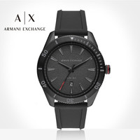 乔治·阿玛尼 GIORGIO ARMANI阿玛尼手表ARMANI EXCHANGE男表石英硅胶表带运动休闲男士腕表AX1829