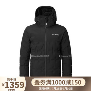 经典款Columbia/哥伦比亚户外男子奥米热能550蓬羽绒服EE0901 010 M(175/96A)