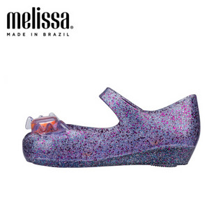 mini melissa梅丽莎2020春夏新品立体造型小童凉鞋32738 亮紫色 内长16.5cm