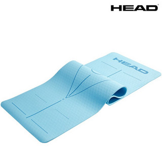海德（HEAD） HEAD欧洲海德 瑜伽垫TPE 科技指引线 指导版 静谧蓝 TPE10MM树叶纹
