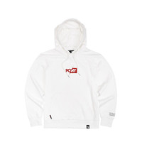 PONY卫衣波尼男女运动服2019秋冬圆领时尚潮流运动套头连帽上衣93W2HA52 白色(男) S