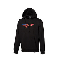 PONY卫衣波尼男套衫2020年春季新品连帽简约风百搭运动服纯棉休闲上衣01M2HA02 黑色(男) S(170/92A)