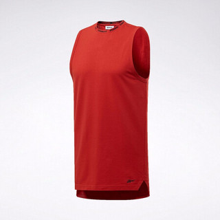 Reebok锐步 运动健身 PERFORATED COTTONTANK男子运动背心FK2306 FK2306_铁锈红色 A/M