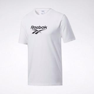 Reebok锐步 运动经典CL PREMIUM VECTOR TEE男女长袖T恤FJ3336 FK2471_白色 A/2XL