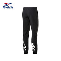 Reebok官方 运动经典 CL V FR TRACKPANT 男女经典长裤 FZB56 EC4595_黑色 A/L