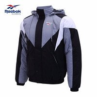 Reebok锐步运动经典PADDED SHELL JACKET男子经典休闲夹克IWT67 FT2374_浅灰色 A/XS