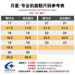 MoonStar 月星 日本制进口 2020年新品 手工制儿童休闲鞋帆布鞋男女童运动鞋室内鞋 粉色 内长17.5cm