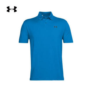 安德玛官方UA Performance男子短袖T恤Polo衫Under Armour1342080 蓝色428 XXL