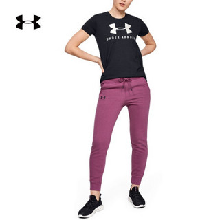 安德玛官方UA Sportstyle女子圆领运动短袖T恤Under Armour1346844 黑色002 XS