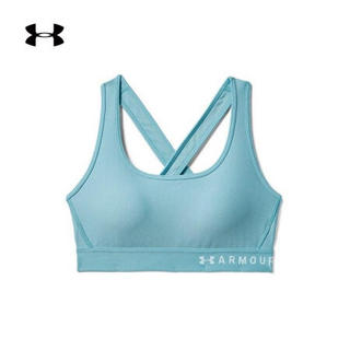 安德玛官方UA Armour女子运动内衣中强度Under Armour1310459 蓝色425 XS