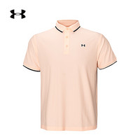 安德玛官方UA Playoff Pique男子运动Polo衫Under Armour1345459 橙色845 XL