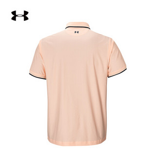 安德玛官方UA Playoff Pique男子运动Polo衫Under Armour1345459 橙色845 XL