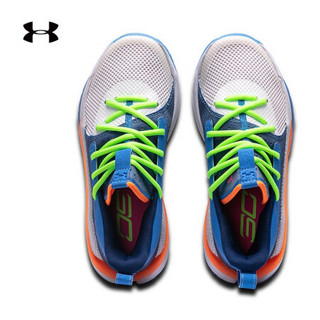 安德玛官方UA 库里Curry 7儿童篮球鞋Under Armour3022113 蓝色404 38