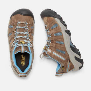 KEEN科恩女鞋休闲鞋徒步鞋运动鞋登山低帮鞋1010141 BRINDLE/ALASKAN BLUE 5