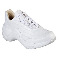 SKECHERS斯凯奇女鞋运动鞋休闲鞋皮质小白鞋68894 WHITE 7