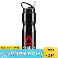 Reebok锐步男款水壶水瓶健身运动训练750MLBP8844 Black N SZ