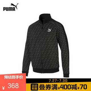 PUMA彪马官方 男子休闲印花外套夹克 LUXE 596741 黑色-全印花-01 M