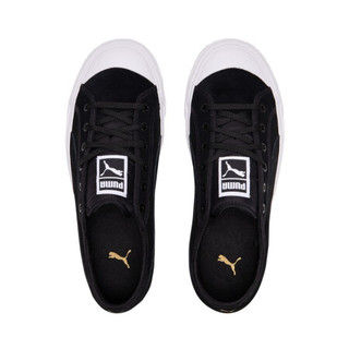 PUMA彪马官方 男女同款情侣休闲鞋 CAPRI SUEDE 369999 白-黑色-白 01 36