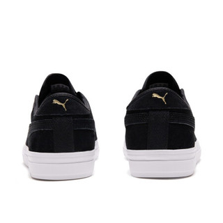 PUMA彪马官方 男女同款情侣休闲鞋 CAPRI SUEDE 369999 白-黑色-白 01 36