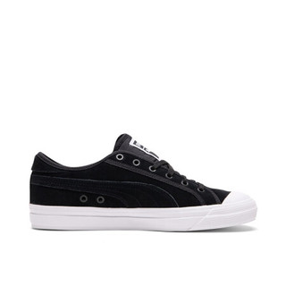PUMA彪马官方 男女同款情侣休闲鞋 CAPRI SUEDE 369999 白-黑色-白 01 36