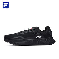 FILA ATHLETICS 斐乐男跑步鞋训练鞋2020新款秋季网面透气运动鞋 黑-BK 43