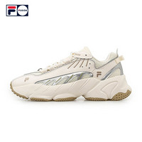 FILA FUSION 斐乐ADE男子复古老爹鞋2020秋新款潮鞋时尚休闲鞋 奶白/南极灰-GA 44.5